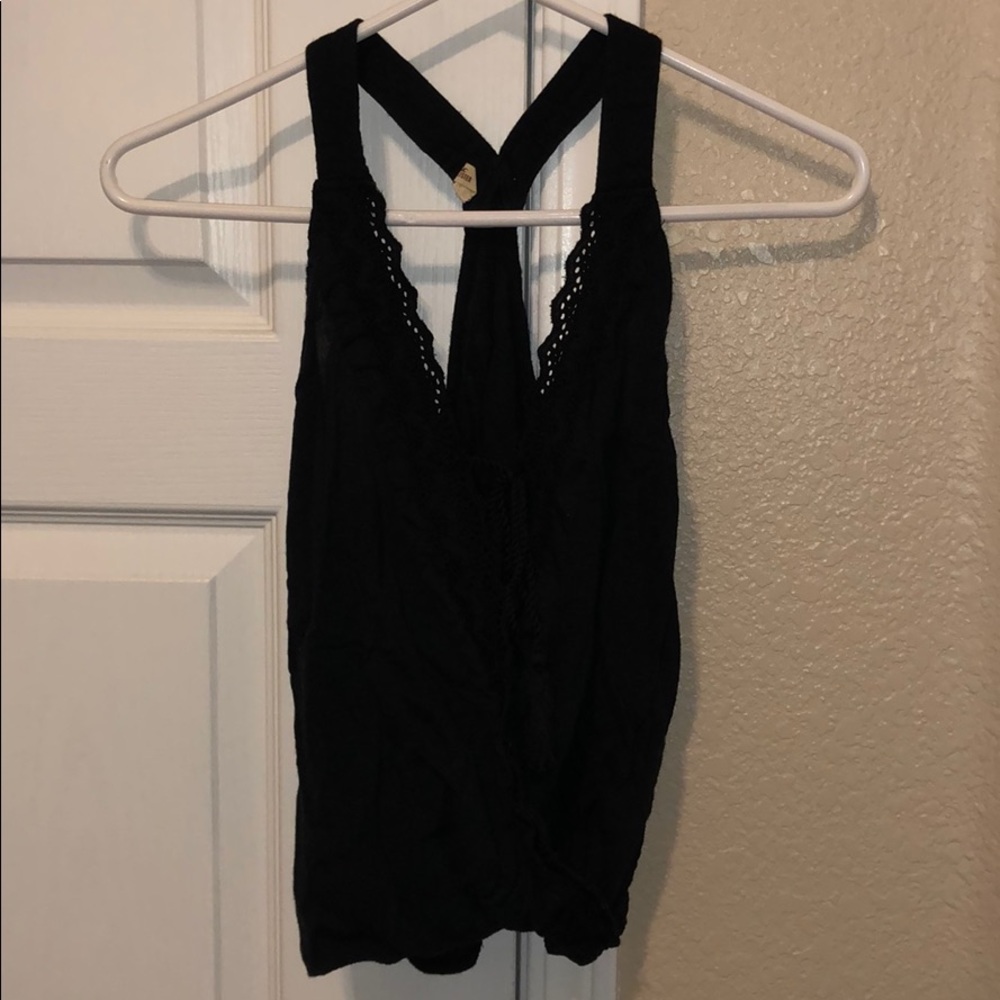 Dark blue tank top